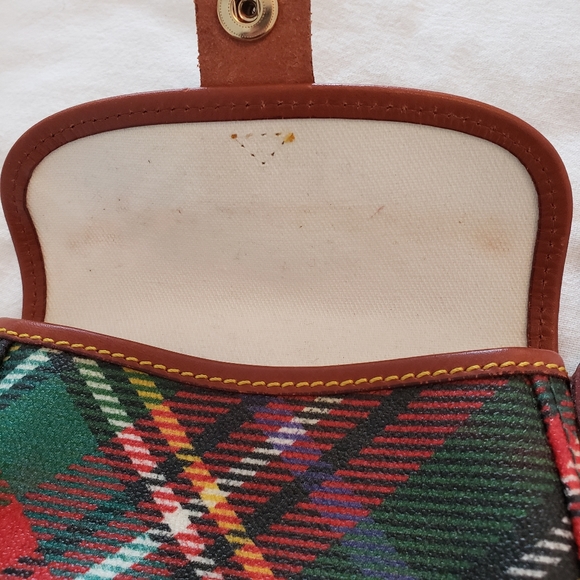 Dooney and Bourke Tartan plaid pattern small Pouch - Picture 9 of 9